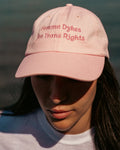 "Femme Dykes for Trans Rights" Cap — Pink